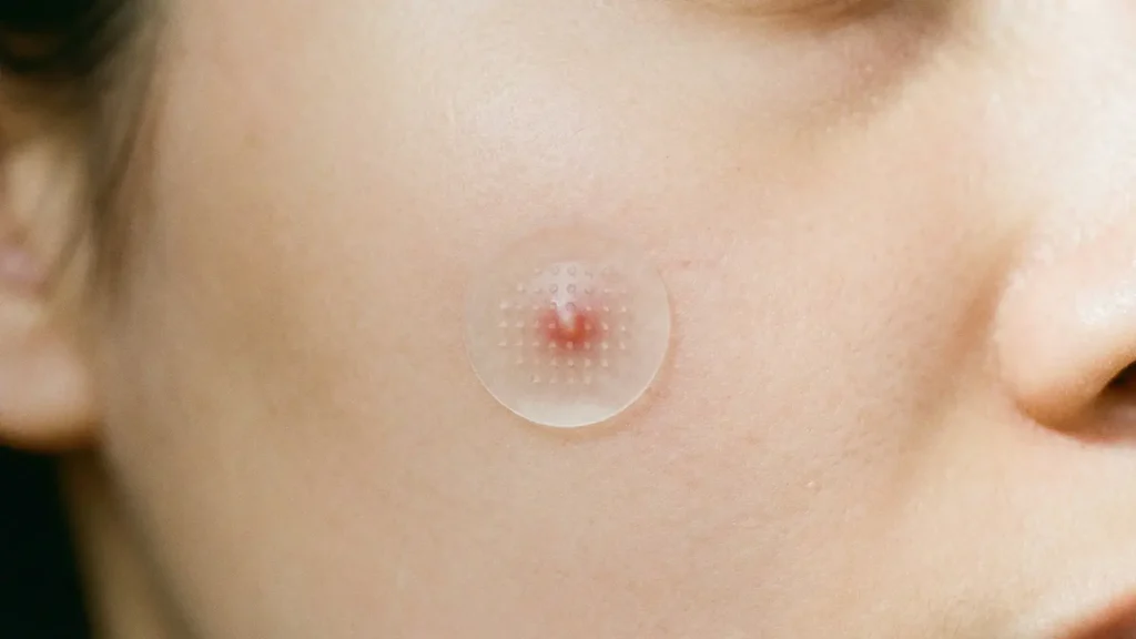 Microneedle acne patch