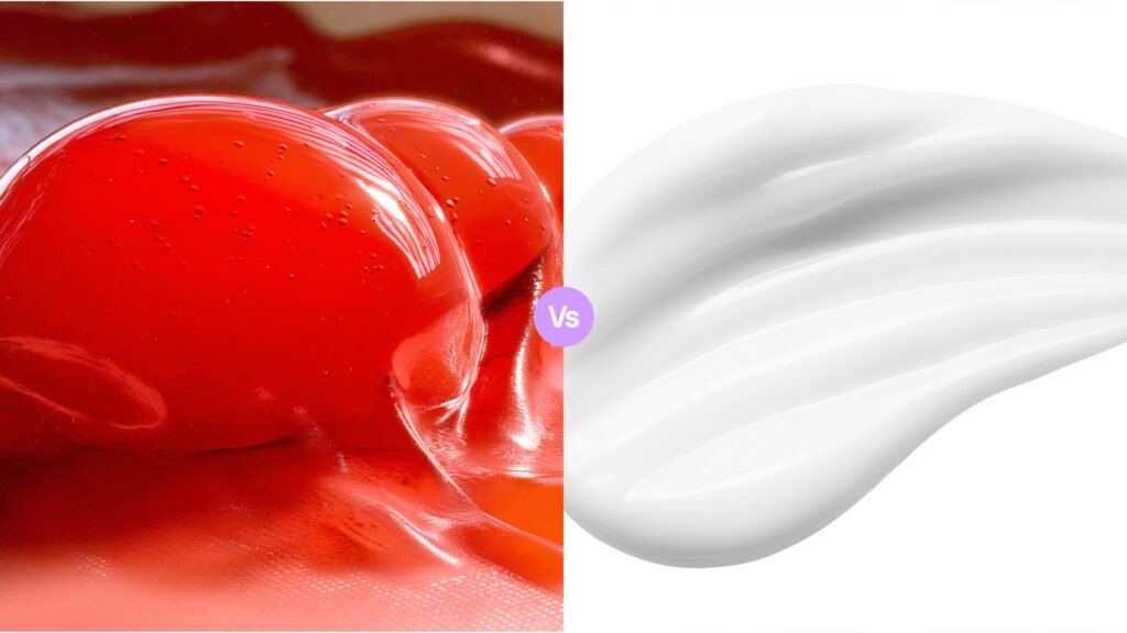 Tekstur jelly moisturizer viral vs Cream