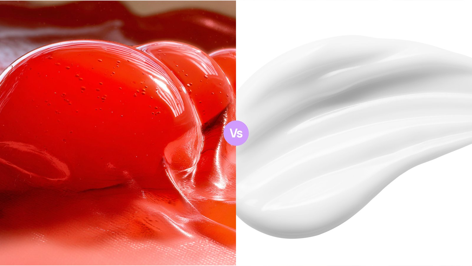 Tekstur jelly moisturizer viral vs Cream