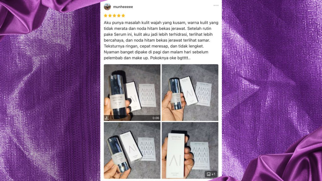 Ulasan Care and Repair Multi-Serum by Artist Inc di e-commerce