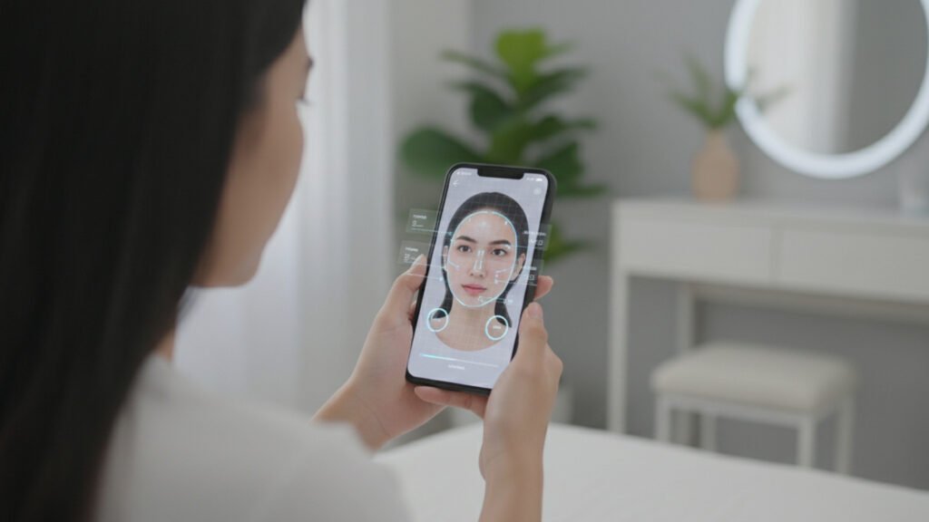 Penggunaan AI yang membantu personalisasi skincare hingga makeup di 2026