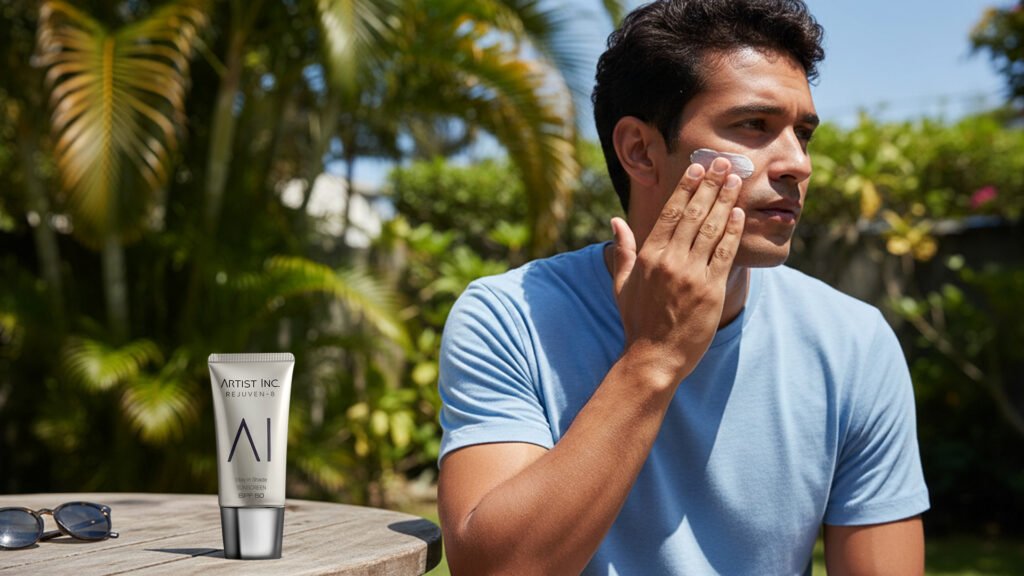 Stay in the Shade Sunscreen SPF 50 pelindung dari UVA&UVB tanpa whitecast