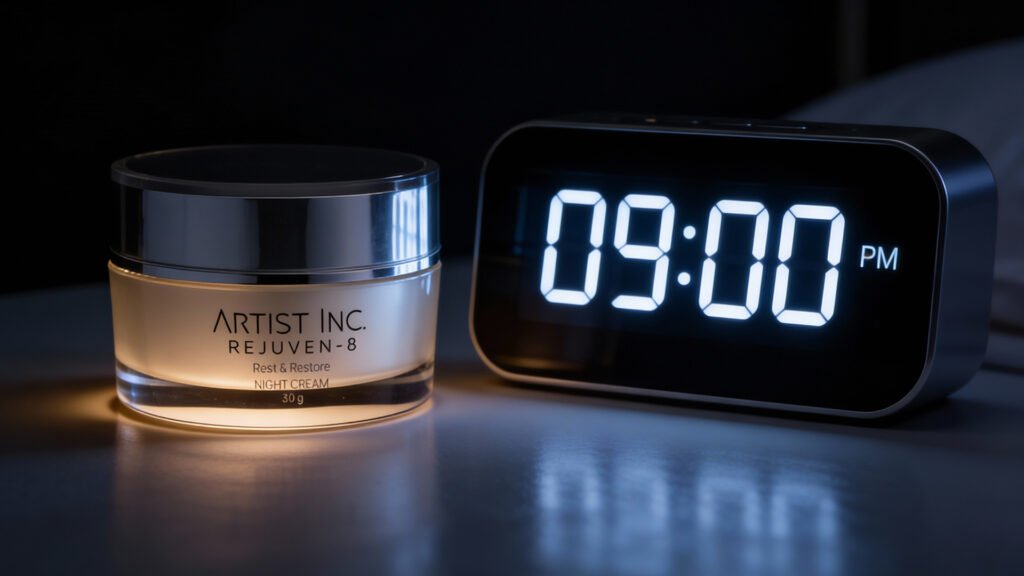 Menutup rangkaian skincare dengan night cream untuk mengunci kelembapan