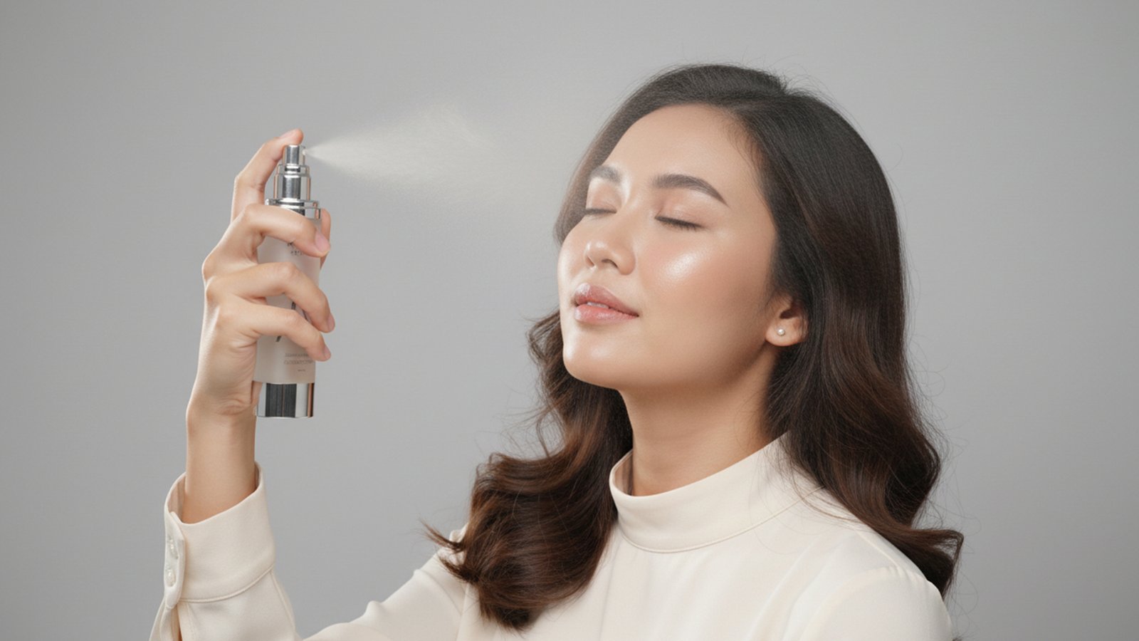 toner sedang diaplikasikan