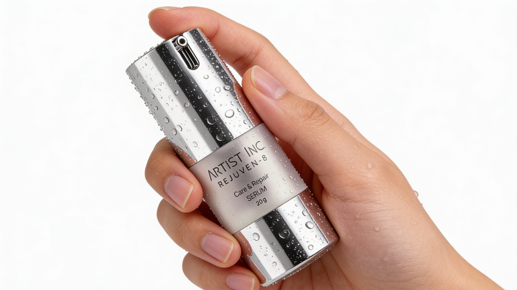 Moisturizer sedang digenggam